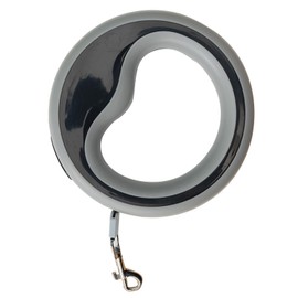 Retractable Dog Leash, Metal Hook with Safety Lock Pet Leash Ergonomic Design Handle Puppy Walking Rope Strong and Telescopic Pet Traction Rope (Grey)