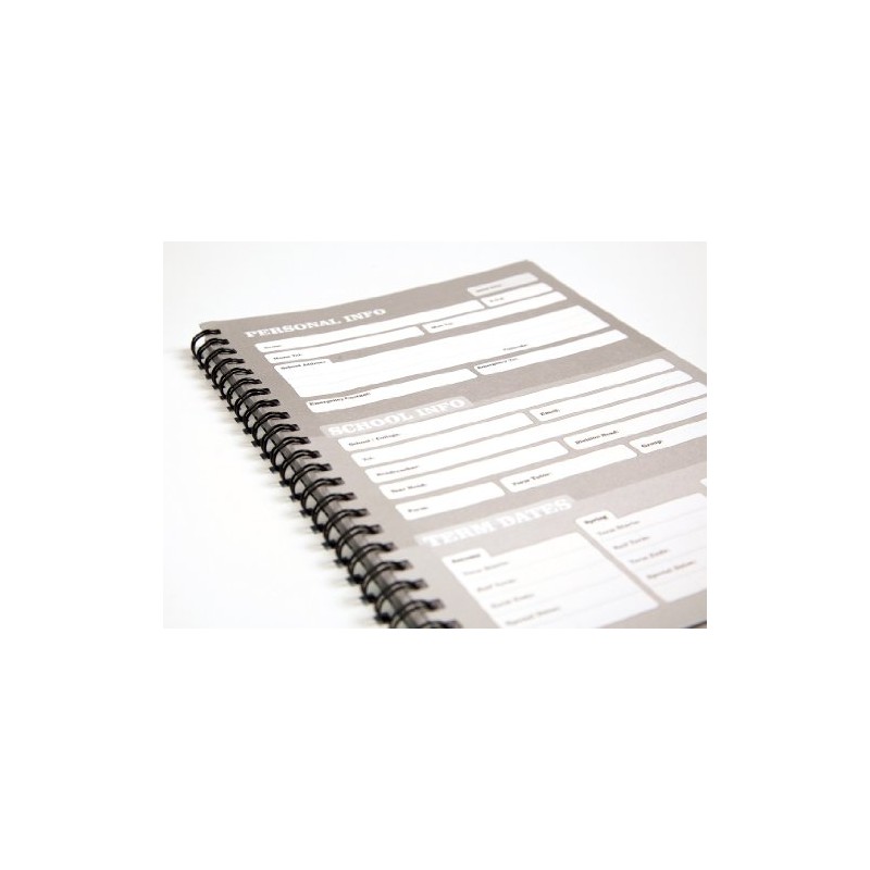 Silvine A5 student planner - undated academic organiser diary -