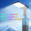 LEDMO Tenon Adapter for 4" Square Pole, 2-3/8" O.D. Vertical
