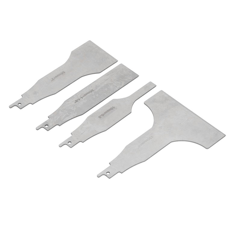 4PCS Reciprocating Saw Scraper Blade Multifunctional Stainless Steel Tile Cleaning