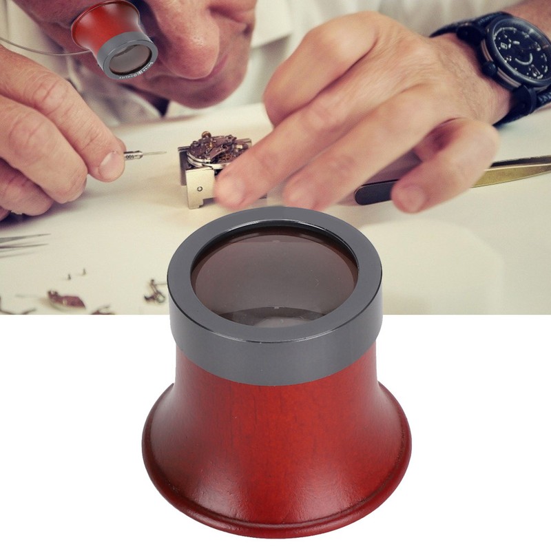 Watch Repairing Magnifying Glass Loupe Watch Repairing Tool for Watchmakers10X