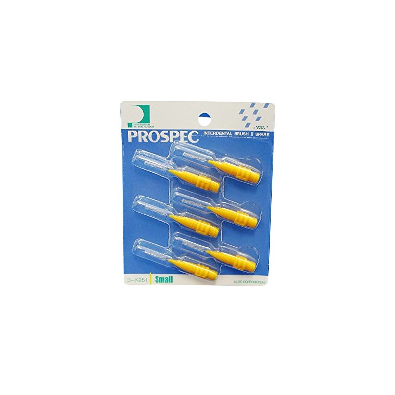 GC Prospec Intertooth Brush II Spare S, Pack of 6