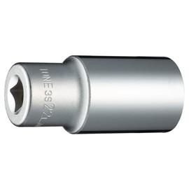 TONE Deep Socket (6 Angle) 3S-22L Drive Angle 0.3 inch (9.5 mm) (3/8 mm), Double Side Width 0.9 inches (22 mm)
