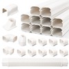 BEWAVE Mini Split Line Set Cover Kit, Decorative PVC Line