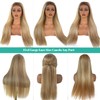 Munx Blonde Platinum Wig for Women, Ombre Lace Front Wig