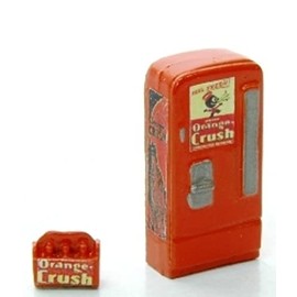 Upright SODA Machine W/CASE - Orange Crush