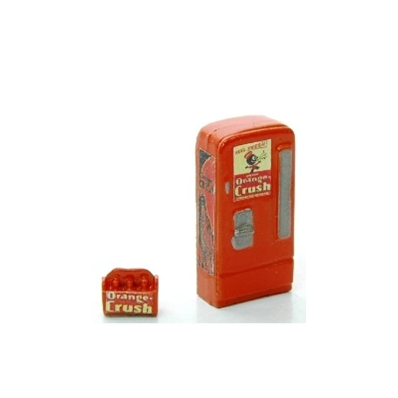 Upright SODA Machine W/CASE - Orange Crush