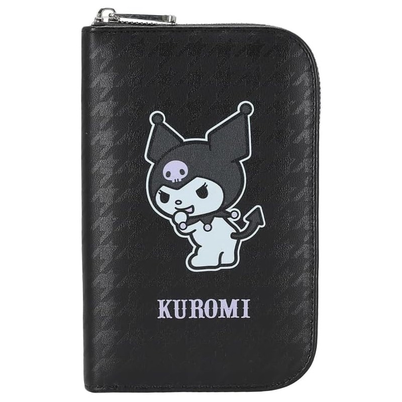 W Capsule Kuromi Porta pasaporte para Mujer Negro ACANUSHA4CW