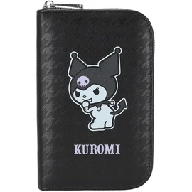 W Capsule Kuromi Porta pasaporte para Mujer Negro ACANUSHA4CW
