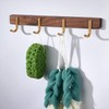 SARIHOSY Wall Mounted Coat Rack, Entryway Hanging Coat Rack, Metal