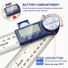 Preciva Digital Protractor with Screen Hold and 180° Rotating Function,