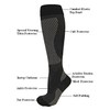 BriteLeafs Sports Compression Socks (XX-Large, Black) - 20-30 mmHg Firm