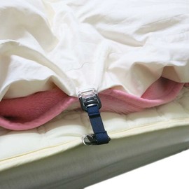 Set of 2 Extra Large Futon Anti Slip Rubber Clips Set of 2 (Beige)