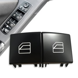 Fensterheber Schalter Fensterschalter für Benz W169-2er Fensterheberschalter Ersatzabdeckung Fensterheberknopf Geeignet für Benz Mercedes Klasse A W169 B W245 ML W164 R W251 GL X164 Fensterschalter