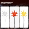 OVILUM 3D Star 57cm (White) with Ground Spike