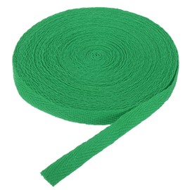 DMiotech 3/8"(1cm) 10 Yards Cotton Twill Tape Cotton Ribbons Bias Binding Tape Herringbone Tape Ribbons Emerald Green for DIY Crafts Making, Clothes, Knit