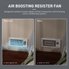 PowerScale 4" x 10" Smart Vent Air Booster Register Fan