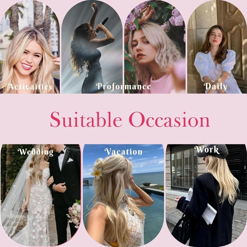 Moresoo Nano Hair Extensions Human Hair Brown to Light Brown