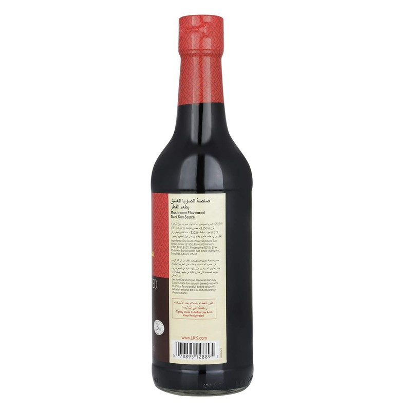 Lee Kum Kee Mushroom Flavored Dark Soy Sauce, 16.9 Fl