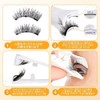 False Eyelashes, No Glue, Magnet, Magnetic False Eyelashes, Integral, Magnetic,