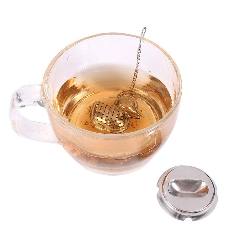 Stainless Steel Loose Tea Leaf Infuser, Tea Strainer in Duck