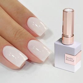 Double Rhythm 15ml de Esmalte de Uñas en Gel, Color Puro Translúcido, Mismo Color en el Mismo Botella, Esmalte de Remoción, Arte de Uñas/Salón de Mani