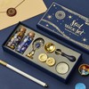 Wax Seal Stamp Kit with Gift Box, with Wax Seal