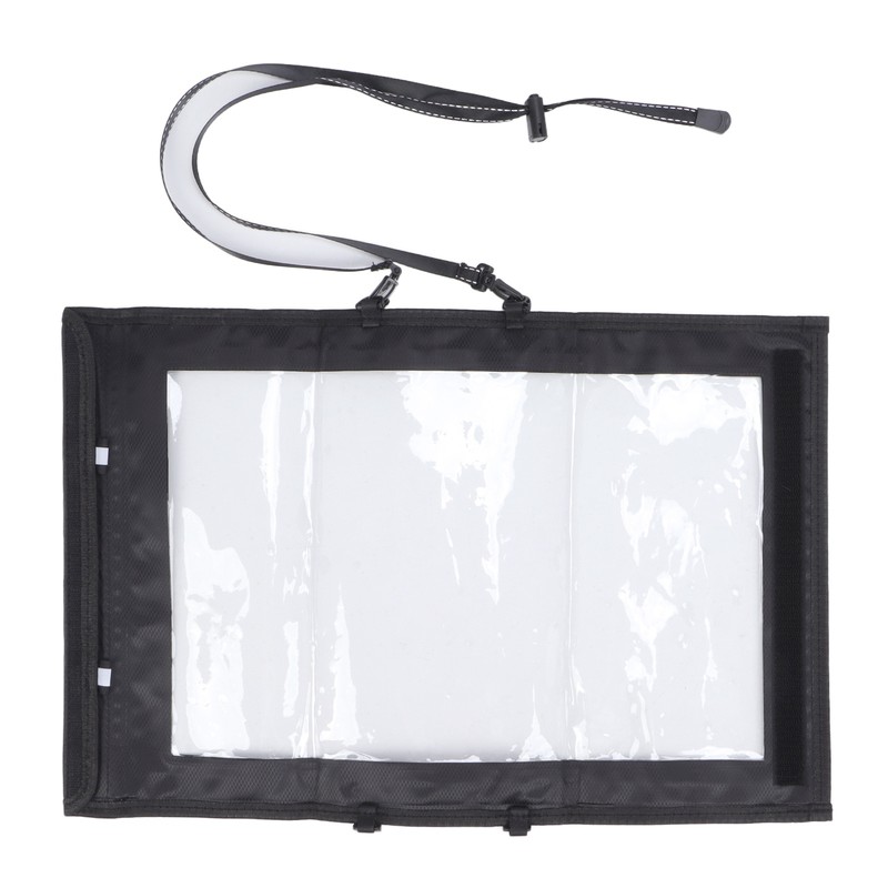 Transparent Map Storage Bag Waterproof Folding Storage Pouch for Outdoor