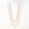 Gold Thin Chain Layered Necklaces For Women Non Tarnish,18k Gold