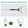 Stainless Steel Large Bander and 24pcs Bands, Cattle Banding Tools,