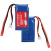 7.4V 1100mAh RC Helicopter Battery with 3-Way Conversion Line Fits