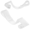 com-four® 50 x gutter hooks for fairy lights, plastic rain