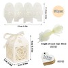 Wedding Gift Box Candy Box Favours Box 50 Pieces Off-White