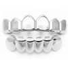 Big Dawgs Bling Custom Fit Silver Plated Joker Teeth Open