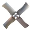 Fan Blade,36 in.,Galvanized,CW,3/4 HP
