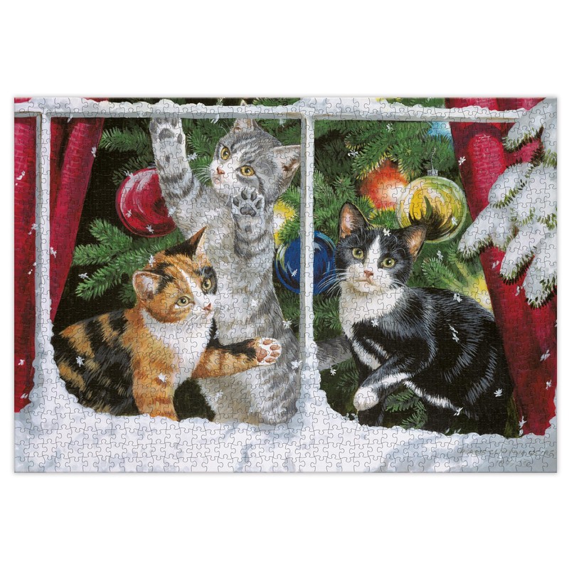 LANG Kitten Christmas Puzzles - 1000 Pc (5038065)
