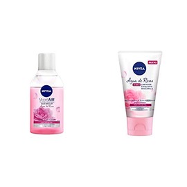 Nivea Agua Micelar Desmaquillante Agua De Rosas,400ml  Agua de Rosas Gel Facial 3 en 1, 150 ml                                                        