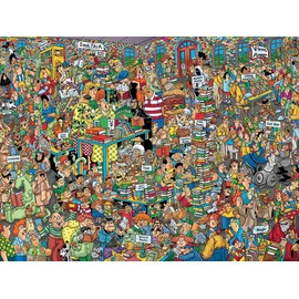 Jan Van Haasteren Comic Crowds Collection Book Fair Puzzle - 750Piece
