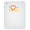 2 x 10cm I Love My Dog Vinyl Decal Sticker