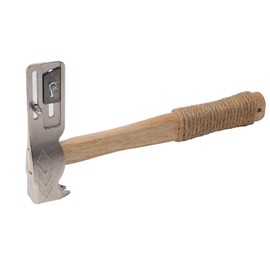 Magnetic Roofing Hammer, Multifunctional Magnet Roofing Hatchet with Wood Handle, Roofings Tool for Quick Installation of Roofing Nails and Felt Hats, Roof Repair, Construction