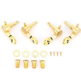 Dilwe Ukulele Tuning Pegs Rock Style Skull Tuning Pegs Tuner Keys for Machine Heads Ukulele 4pcs/Set Gold
