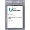 Ceces Collectables - 100 Clear Trading Card Sleeves - Transparent