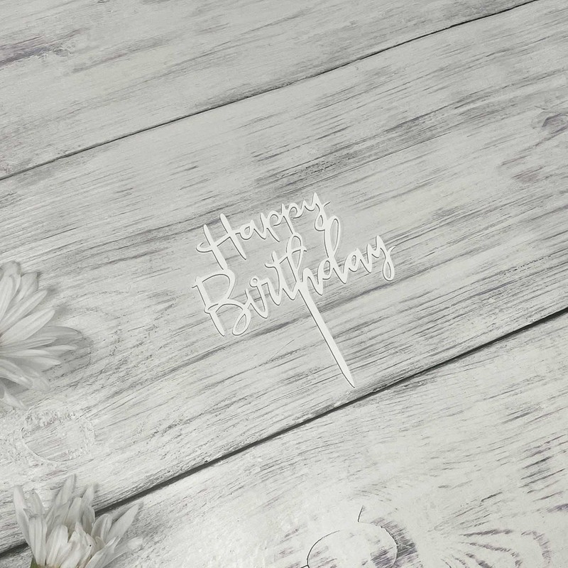 JIEEIN - Decoración para tarta de feliz cumpleaños, decoración para