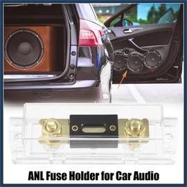 INFINAUTO Car Audio 0 4 8 Gauge Inline ANL Fuse Holder Set with 2pcs 400A Fuse Stylish Design