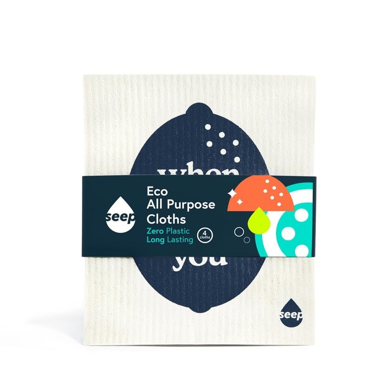 Swedish Kitchen Cloths For Cleaning - Reusable Sponge Dishcloth Ultra