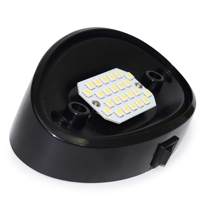 2 LED RV Exterior Porch Utility Light Oval 12v 300