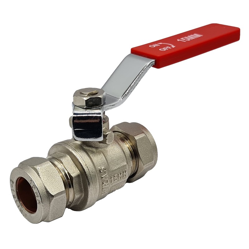 Isolation Valve 15mm – 1 Pack | Full Bore Lever