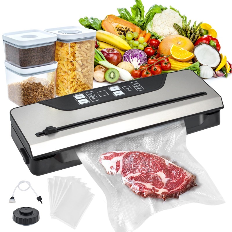 Vacuum Sealer for Food Electric Mason Jar Vacuum Sealer Machine