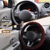 Lecctso Lecctso Fuzzy Steering Wheel Cover, Universal 15'' Steering Wheel