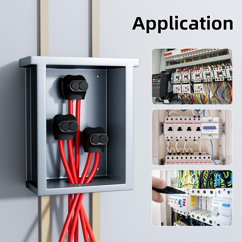 DaierTek Conector de empalme aislado en línea 4AWG